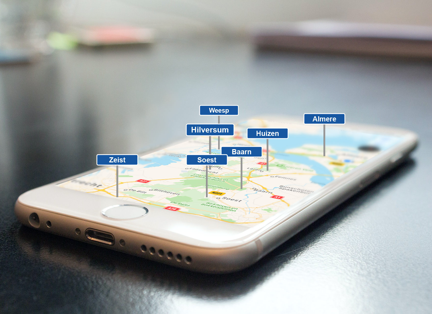 De regio's van ActivFinance